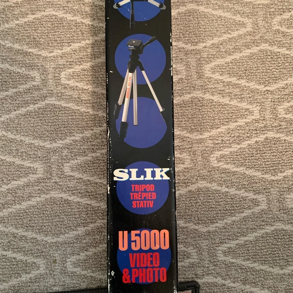 Slik U5000 Tripod - Silver and Black